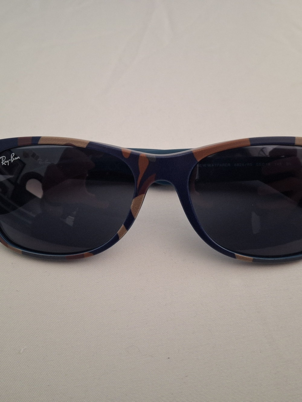 BRAND NEW!Ray-Ban Blue Multicolor Camouflage Sunglasses NO Case Just Frames NEW!